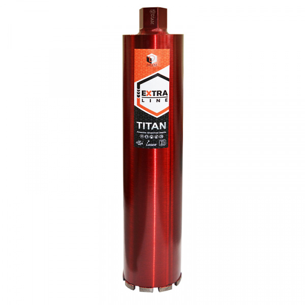 Сверло алмазное сегментное САМС 72x450х6x1,1/4UNC Extra Line Titan DIAM