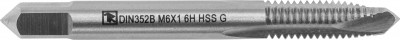 Метчик машинно-ручной T-DRIVE для сквозных отверстий М4х0.7 HSS-G MTG407SP Thorvik